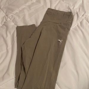 Beige/grey puma leggings